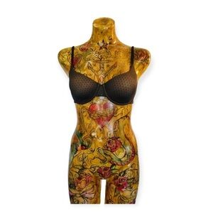 DKNY Bra 32D underwire black intimate lingerie